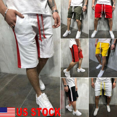 

US Mens Summer Casual Sports Gym Shorts Running Jogging Trunks Beach Short Pants