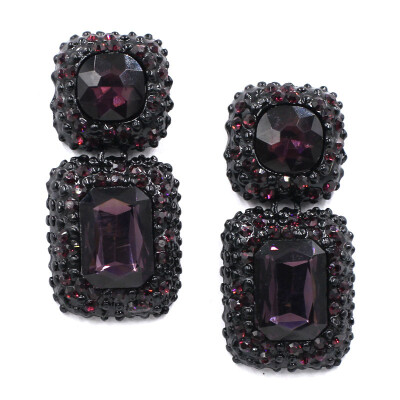 

AOTEMAN New Hot sale 2019 stud earrings crystal fashion earring vintage statement Earrings jewelry wholesale