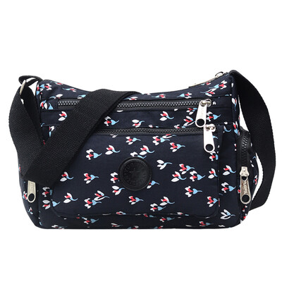 

Nylon bag ladies large capacity light weight middle-aged&old mothers Oxford canvas one shoulder inclined bag ladies