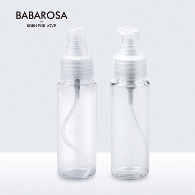 

BABAROSA Travel Bottle Set Spray Bottle Press Bottle Cosmetic Skin Care Transparent Green Plastic Bottle Spray Bottle Tool Set
