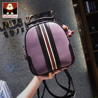 

North Bag Double Shoulder Bag Women Backpack Womens Bag Korean Baida College Style Bag Simple Fashion Student