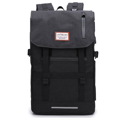 

College Students Bookbag Mens Fashion Womens College Wind Travel Bag Korean Edition Volume Covered Large Capacity Shoulder Back