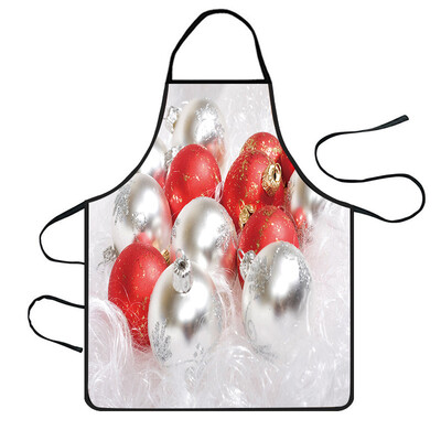 

Tailored Christmas Decoration Waterproof Apron Kitchen Aprons Dinner Party Apron