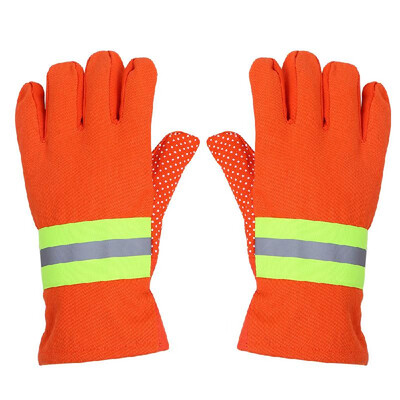 

DA-075 Heat Resistant Gloves Firefighter Fire Gloves Anti-static Insulated
