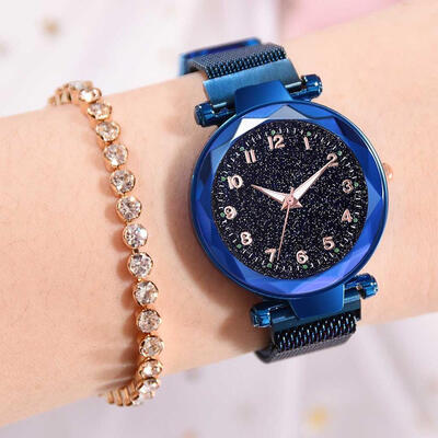

Luxury Luminous Women Watches Starry Sky Magnetic Female Wristwatch Numerical Rhinestone Clock relogio feminino montre femme