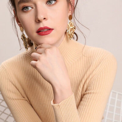 

QIANMUCHUN Womens Cashmere Bottoming Shirt Fashion 5874