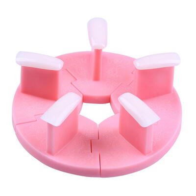 

Removable Nail Art Tips Display Stand Holder Tools with 5pcs Nail Tips