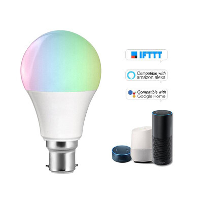 

V5 Smart WIFI LED Bulb RGBW LED Bulb 11W E27 Dimmable Light Phone Remote Control Group Control Compatible with Alexa Google Home