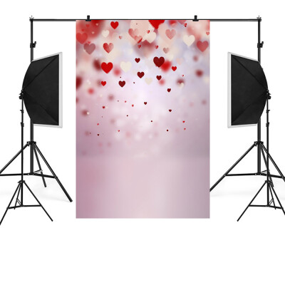 

Toponeto Valentines Day Love Heart Photography Backdrop Vinyl Photo Background Prop Gift