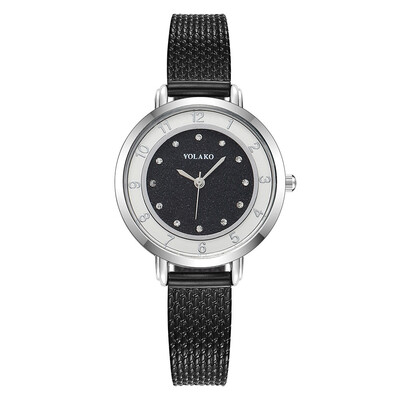 

Fashion Women Watches Roman Numerals Dot Dial Ladies Analog Quartz Wristwatch Casual Strap Simple Clock Relojes Para Mujer