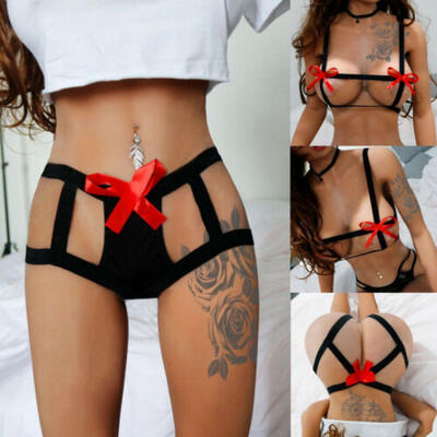 

Ladies Sexy Women Lace Panties Lingerie Thong Bandage Underwear Briefs Knickers