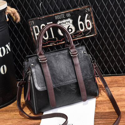 

High-capacity ladies shoulder bag retro Korean Joker Messenger bag fashion mother handbag