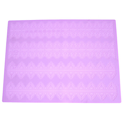 

CT-007 Silicone Sugar Lace Mat Cake Decorating Fondant Mold Kitchen tool