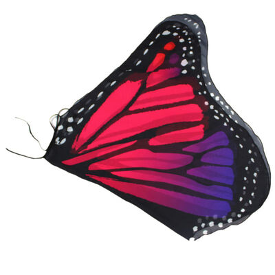 

Shawl Butterfly Cloak Soft Gradient Color Butterfly Wings Design Shoulder Straps Holiday Kids Decor Costume Accessories