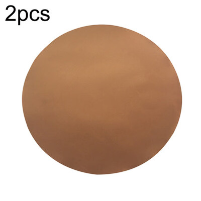 

2Pcs Round Baking Mat Oven Microwave Cookie Pizza Sheet Non-stick Cushion Pad