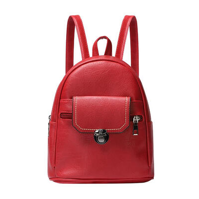 

PU Leather Women School Casual Travel Shoulder Bags Teenage Girls Backpack