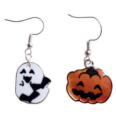 

Halloween Earrings Pumpkin Ghost Creative Personality Lovely Earrings