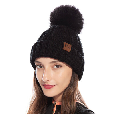 

Tailored New Women Girls Keep Warm Winter Casual Knitted Hat Wool Hemming Hat Ski Hat