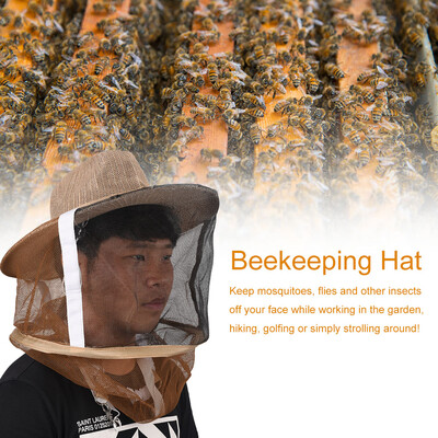 

Beekeeping Beekeeper Hat Garden Guard Anti Mosquito Bee Insect Bug Face Head Veil Beekeeping Head Veil Hat Beekeeping Veil Hat