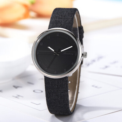 

RM Fashion Simple Flat Digital Scale Dial Belt Fashion With Quartz Womens Watch