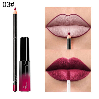 

2Pcs Waterproof Matte Lipliner Pen Long Lasting Lip Gloss Glaze Lipstick Makeup