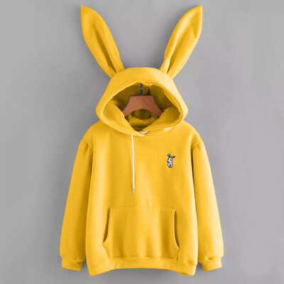 

Starmoon Womens Long Sleeve Rabbit Hoodie Sweatshirt Pullover Tops Blouse