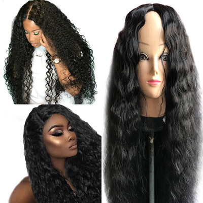 

Tailored Womens Fashion Wig Black Synthetic Hair Long Wigs Wave Curly Wig