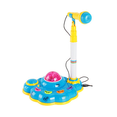 

Tailored Kids Karaoke Microphone Microphones for Singing with Stand with Light Effect