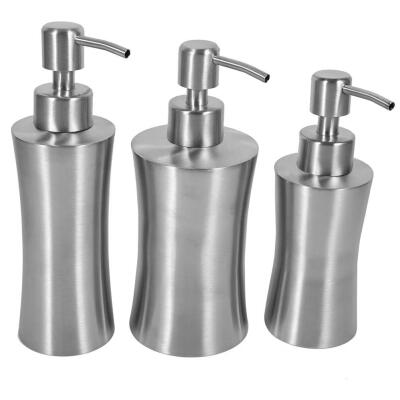 

1pc 304 Stainless Steel Bathroom Shower Pump Lotion Dispenser Liquid Bottle 400ml250ml220ml Soap Liquid Dispenser Shampoo Box