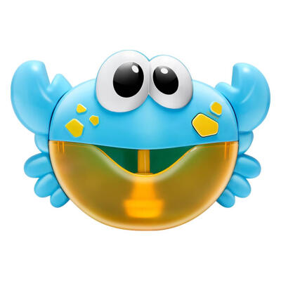 

Plastic Cartoon Crab Bubble Machine Music Bubble Maker Baby Bath Shower Toy