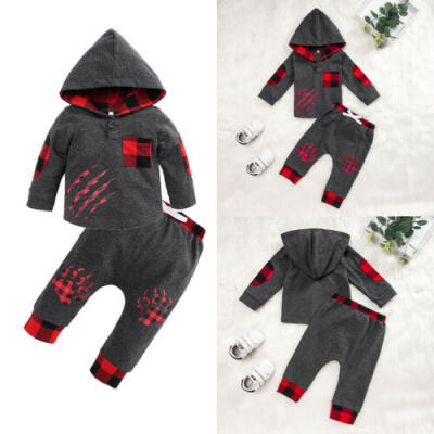 

Toddler Kids Baby Boy Girl Infant Clothes T-shirt Top Pants Outfit Set Tracksuit