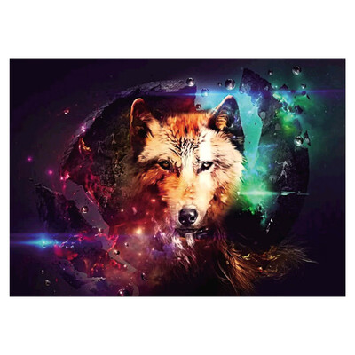 

5D DIY Animals Wolf Leopard Pattern Diamond Painting Art Drawing Crafts Embroidery Needlework for Home Wall Decor