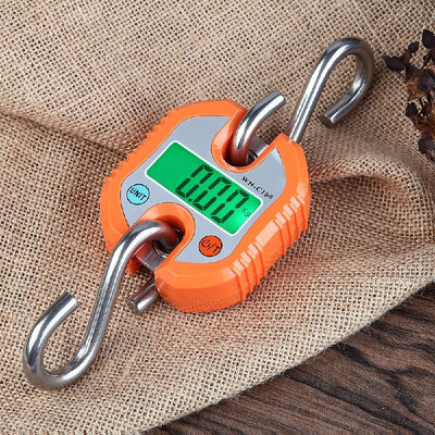 

Mini Portable Electronic Scale Digital Luggage Scale Fish Scale with Zero Tracking&Tare Function 150kg Double-range Scale Digi