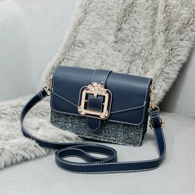 

On the new little girl quality feeling fashion wide shoulder belt oblique carry bag female 100 lap ins single shoulder small squar