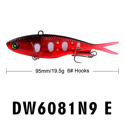 

VISSEN 1pcs 9cm Silicone Lifelike Fishing Lure Lesds Y-tail Soft Fish Wobblers Pike Fish Lures Minor Bait