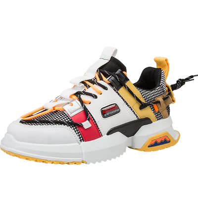 

Black White Red Mixed Colors Men Casual Shoes Plus Size 44 Stretch Sock Shoes Men Fly Weave Sneakers Men Running Footwear