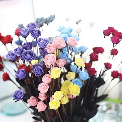 

15 Head Artificial Fake Rose Flower Home Wedding Party Decor Bridals Bouquet DIY