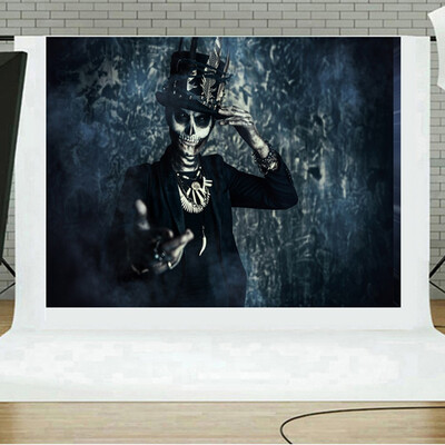 

Toponeto Halloween Backdrops Pumpkin Vinyl 5x3FT Lantern Background Photography Studio