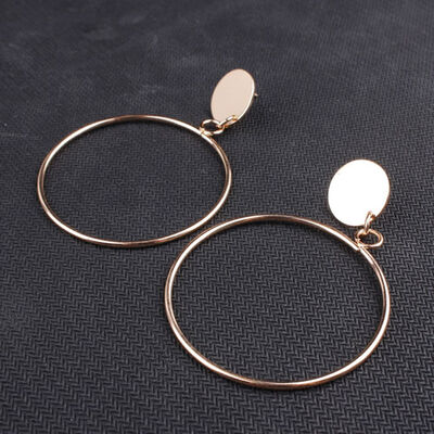

Circle Round Earring Hyperbole Personality Large Hoop Earring For Women Fashion Jewelry