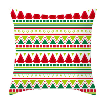 

Christmas Cushion Cover Santa Claus Pattern Square Pillow Case dog Sofa Unique Does not include pillow core
