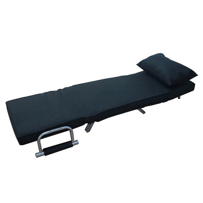 

Folding Sleeper Flip Chair Convertible Sofa Bed Lounge Couch Pillow 5 Position