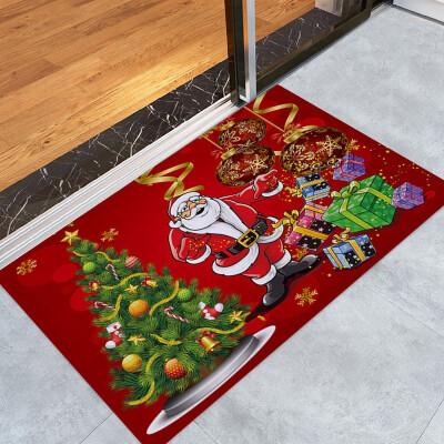 

Toponeto Merry Christmas Welcome Doormats Indoor Home Carpets Decor 40x60CM