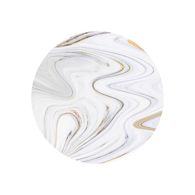 

Gobestart 3D New Round Flower Print Desktop Floor Door Waterproof Home Decorative Stickers