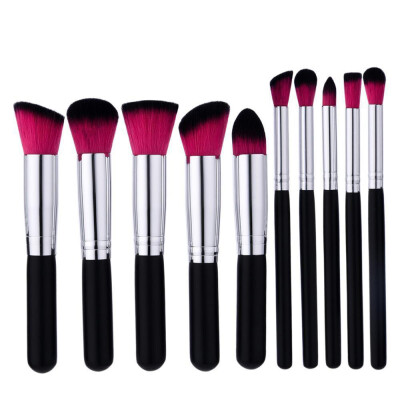 

Toponeto 10PCS Make Up Foundation Eyebrow Eyeliner Blush Cosmetic Concealer Brushes