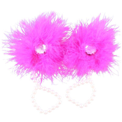 

Baby Girls Feather Flower Sandals Pearl Barefoot Flower First Walker