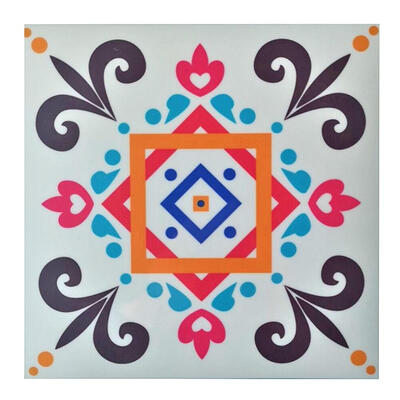 

Moroccan Retro Style PVC Waterproof Self-adhesive DIY Wall Tiles Sticker