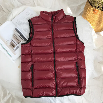 

Mens Autumn Patchwork Pocket Zipper Hooded Removable Sleeveless Vest Top Coat