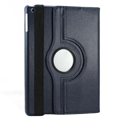 

360 Degree Rotated PU Leather Litchi Pattern Protective Case Stand for iPad