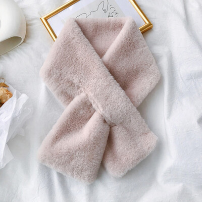 

Gobestart Women Fashion Winter Faux Fur Villus Scarf Outerwear Leopard Print Scarf Warm