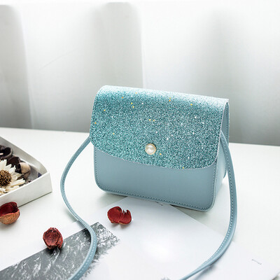 

Tailored Women Sequins Pearl Cover Crossbody Bag Messenger Bag Shoulder Bag Coin Bag BK